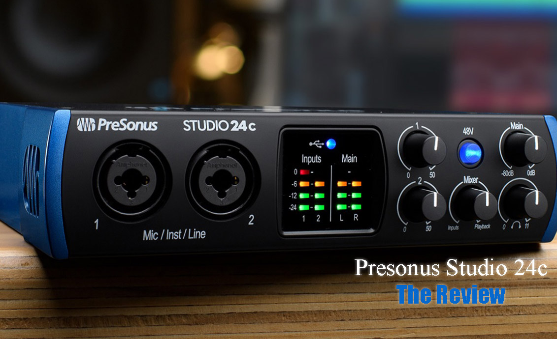 PreSonus Studio 24C 2x2 2-Pre USB-C Audio Interface